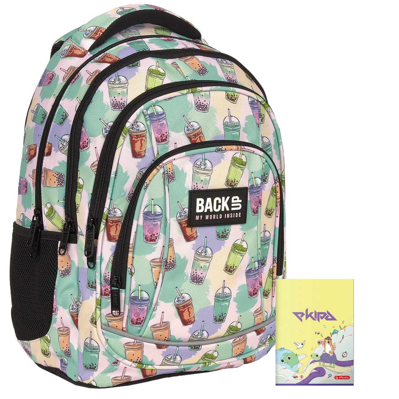 Školský Batoh BackUp 2v1 s Náhodným Vzorom Zošitu A5 od Herlitz